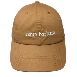 Newhattan Baseball Cap Brown One Size Santa Barbara Cotton Slideback Curved Hat
